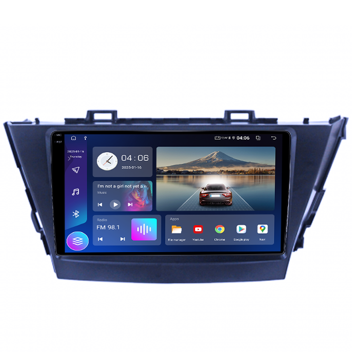 Navigatie dedicata Toyota Prius Plus V Alpha 2012-2017, 4GB RAM 64GB ROM, Quad Core, Display 9" QLED 1K, Carplay, Android 14, Bluetooth, Magazin Play, Suport Camere AHD [4]