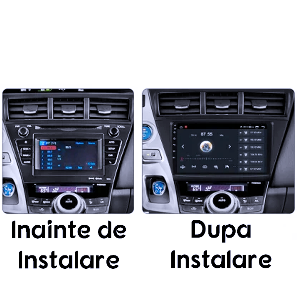 Navigatie dedicata Toyota Prius Plus V Alpha 2012-2017, 8GB RAM 128GB ROM, Octacore, Platforma TS18, Android 13, Display QLED 9”, Suporta camera 360º, DSP, Carplay&Android Auto, SIM 4G, Ventilator Act [4]