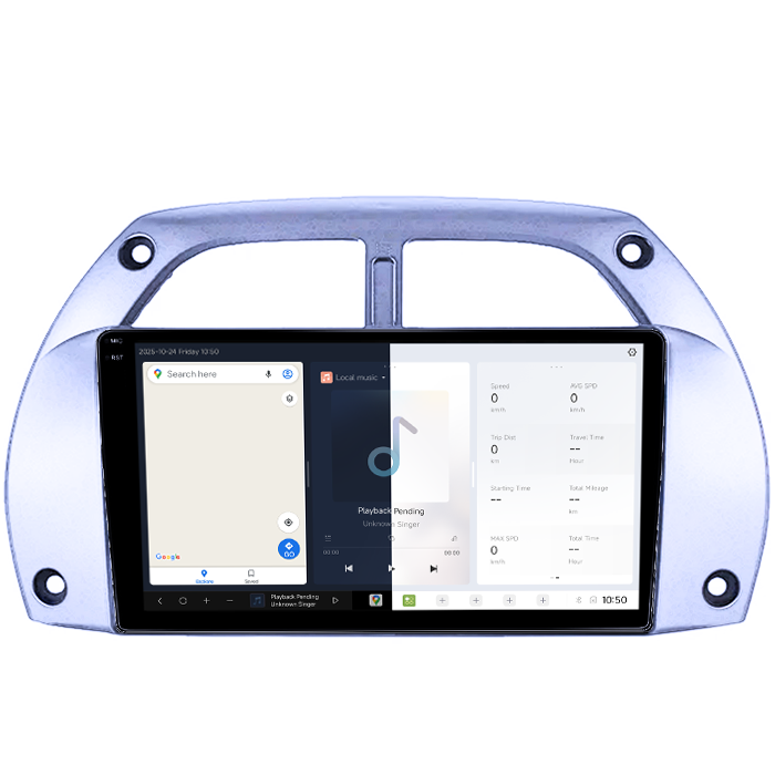 Navigatie dedicata Toyota RAV4 2001-2006, DUDU3, 4GB RAM 64GB ROM, Octacore, Platforma 8581, Android, Display QLED 9", DSP, Carplay&AndroidAuto [2]