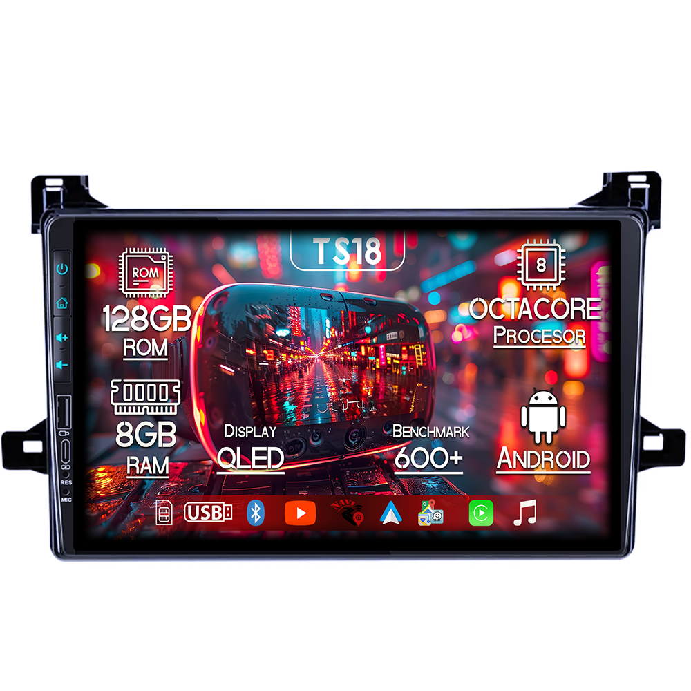 Navigatie dedicata Toyota Prius XW50 2015-2020, USB&Butoane fizice frontale, Platforma TS18, 9 Inch, 8GB RAM 128GB ROM, Octacore, Android 14, Android Auto&Carplay [1]
