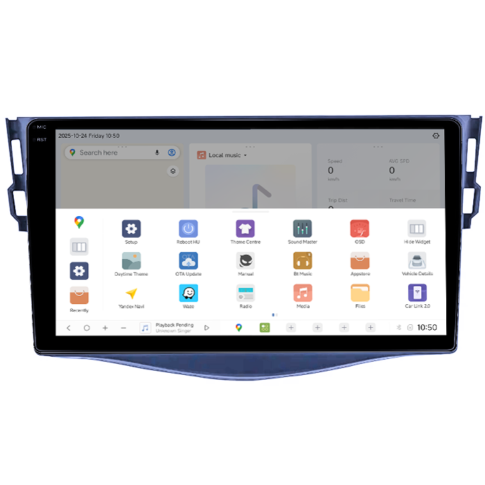 Navigatie dedicata Toyota RAV4 2005-2013, DUDU3, 4GB RAM 64GB ROM, Octacore, Platforma 8581, Android, Display QLED 9", DSP, Carplay&AndroidAuto [3]