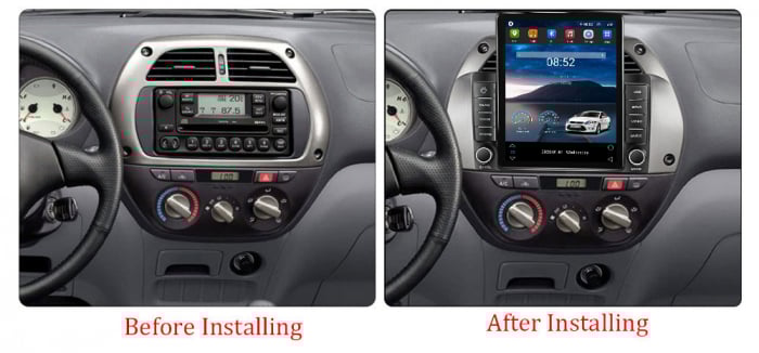 Navigatie dedicata Toyota RAV4 2001-2006,Tesla Style, ANDROID 13,Carplay&Android Auto, 10 inch , 8+128GB, Internet, Aplicatii, Waze, GPS [3]
