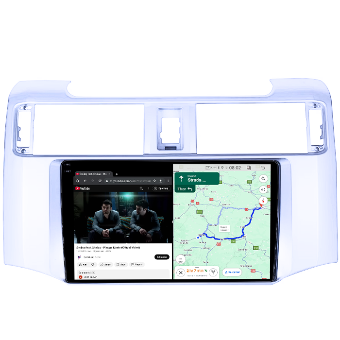Navigatie dedicata Toyota 4Runner 2009-2017, 12GB RAM 256GB ROM, Android 13, Rezolutie 2K, Display QLED, 9", DSP, Carplay, Android Auto, Internet, Youtube, Waze [4]