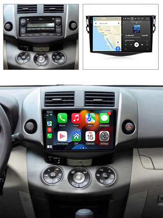 Navigatie dedicata Toyota RAV4 2005-2013, 4 GB RAM 32 ROM, Android 13, Display QLED  9", DSP, Carplay, Android Auto, Internet, Youtube, Waze, WI-FI, USB, Bluetooth [5]