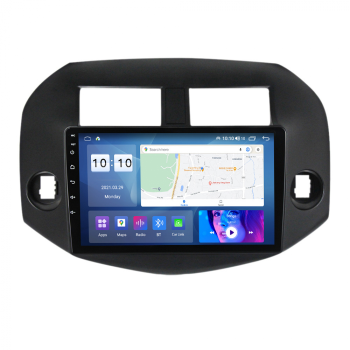 Navigatie dedicata Toyota RAV4 2005-2013, 4GB RAM 64GB ROM, Octacore, Android 13, Display QLED 10", DSP, Carplay, Android Auto, Internet, Youtube, Waze, WIFI, Bluetooth [4]