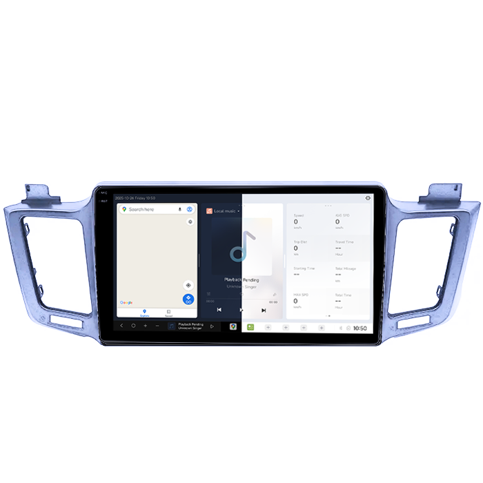 Navigatie dedicata Toyota RAV4 2012-2018, DUDU3, 4GB RAM 64GB ROM, Octacore, Platforma 8581, Android, Display QLED 9", DSP, Carplay&AndroidAuto [2]