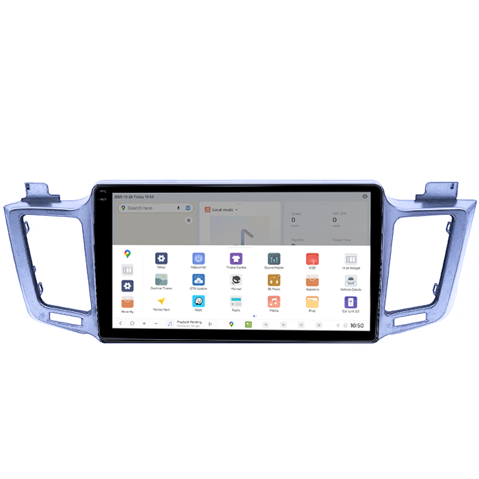 Navigatie dedicata Toyota RAV4 2012-2018, DUDU3, 4GB RAM 64GB ROM, Octacore, Platforma 8581, Android, Display QLED 9", DSP, Carplay&AndroidAuto [3]
