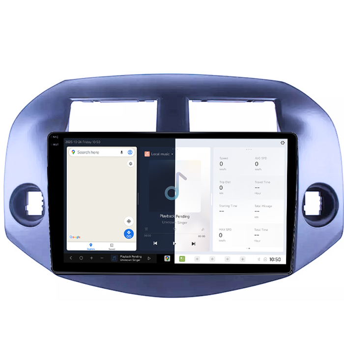 Navigatie dedicata Toyota RAV4 2005-2013, DUDU3, 4GB RAM 64GB ROM, Octacore, Platforma 8581, Android, Display QLED 9", DSP, Carplay&AndroidAuto [2]