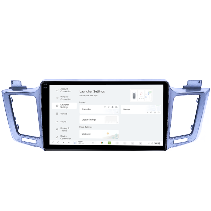 Navigatie dedicata Toyota RAV4 2012-2018, DUDU3, 4GB RAM 64GB ROM, Octacore, Platforma 8581, Android, Display QLED 9", DSP, Carplay&AndroidAuto [5]