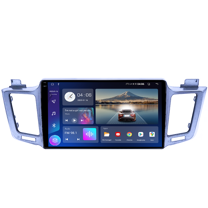 Navigatie dedicata Toyota RAV4 2012-2018, 4GB RAM 64GB ROM, Quad Core, Display 10.1" QLED 1K, Carplay, Android 14, Bluetooth, Magazin Play, Suport Camere AHD [2]