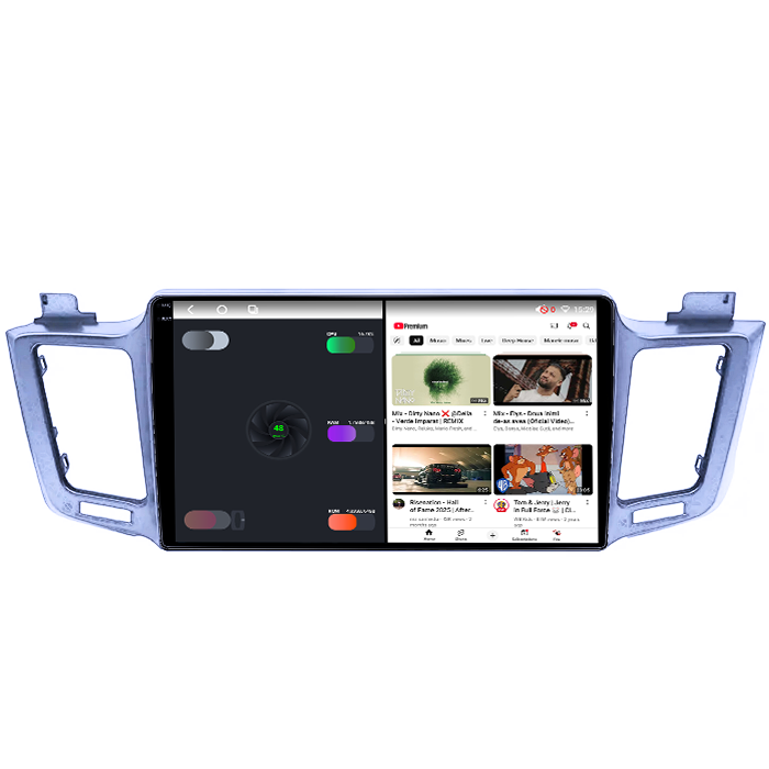 Navigatie dedicata Toyota RAV4 2012 - 2018, 8GB RAM 128GB ROM, Octacore, Platforma TS18, Android 14, Display QLED 10", Suporta camera 360", DSP, Carplay&Android Auto, SIM 4G, Ventilator Activ [4]