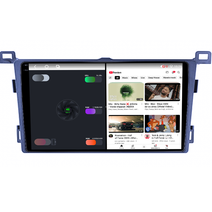 Navigatie dedicata Toyota RAV4 2013-2018,4GB RAM 64GB ROM, Procesor Qualcomm Octacore, Android 14, Rezolutie 2K, Display QLED 9", DSP, Carplay&Android Auto, SIM 4G [5]