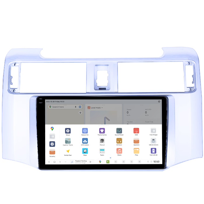 Navigatie dedicata Toyota 4Runner 2009-2017, DUDU3, 4GB RAM 64GB ROM, Octacore, Platforma 8581, Android, Display QLED 9", DSP, Carplay&AndroidAuto [3]