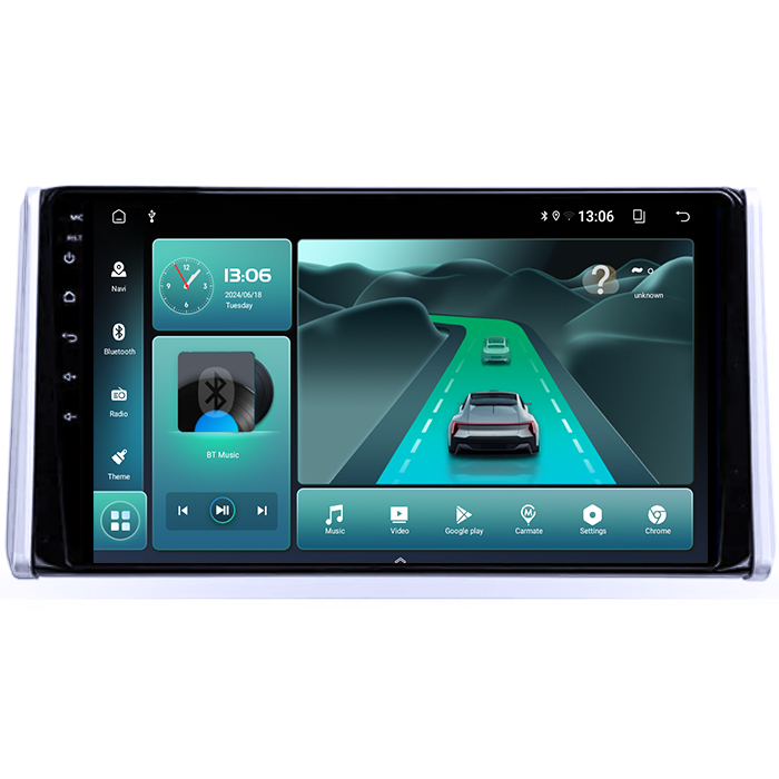 Navigatie dedicata Toyota RAV4 2019, 8GB RAM 128GB ROM, Octacore, Platforma TS18, Android 13, Display QLED 10.1”, Suporta camera 360º, DSP, Carplay&Android Auto, SIM 4G, Ventilator Activ [2]