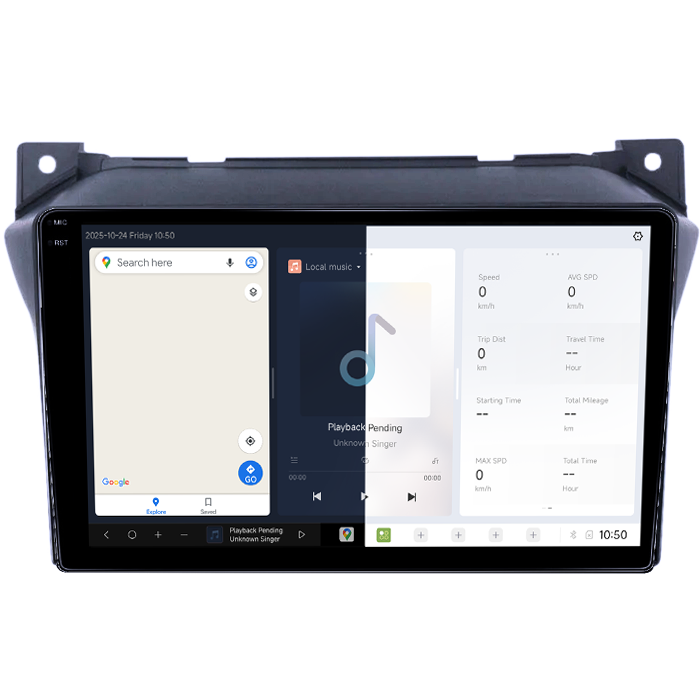 Navigatie dedicata Suzuki Alto 2009-2016, DUDU3, 4GB RAM 64GB ROM, Octacore, Platforma 8581, Android, Display QLED 9", DSP, Carplay&AndroidAuto [2]