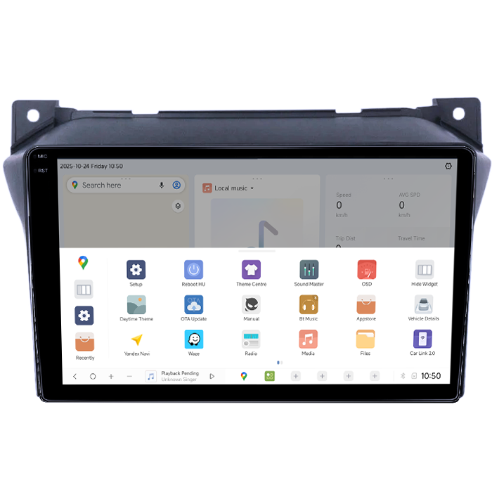 Navigatie dedicata Suzuki Alto 2009-2016, DUDU3, 4GB RAM 64GB ROM, Octacore, Platforma 8581, Android, Display QLED 9", DSP, Carplay&AndroidAuto [3]