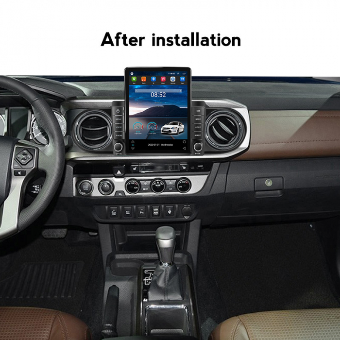 Navigatie dedicata Toyota Rumion Avalon 2007-2019,Tesla Style, ANDROID 13,Carplay&Android Auto, 10 inch , 8+128GB, Internet, Aplicatii, Waze, GPS [4]