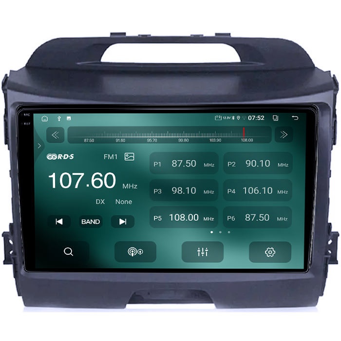 Navigatie dedicata Kia Sportage 2010-2015, 4GB RAM 64GB ROM, Quadcore, Android 14, Display QLED  9", DSP, Carplay&Android Auto, Suport camere AHD [3]