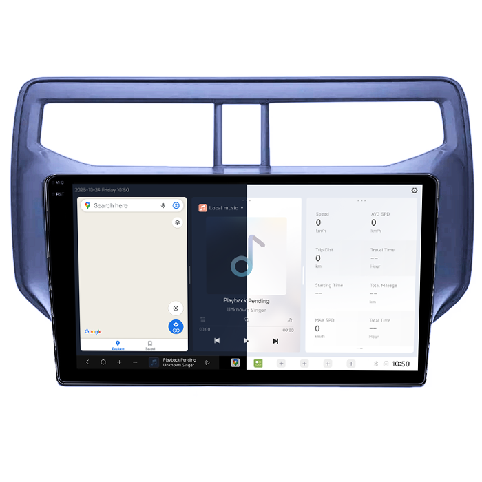 Navigatie dedicata Toyota Rush 2018-2019, DUDU3, 4GB RAM 64GB ROM, Octacore, Platforma 8581, Android, Display QLED 9", DSP, Carplay&AndroidAuto [2]