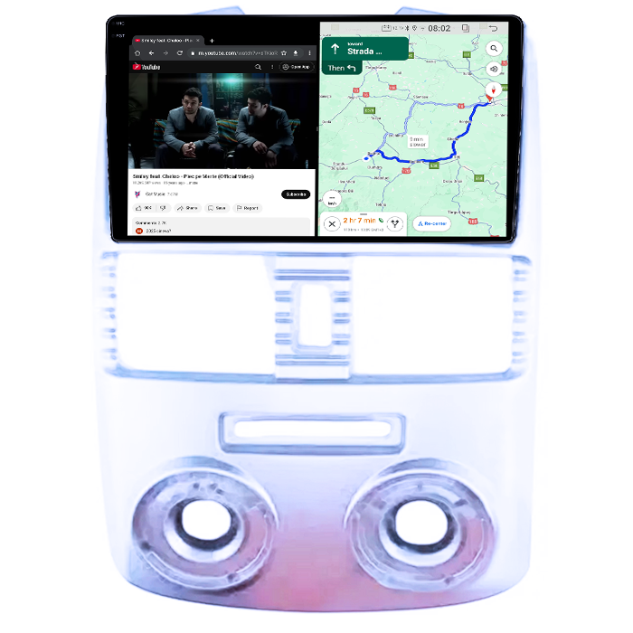 Navigatie dedicata Toyota Rush 2006-2016, 4GB RAM 64GB ROM, Quad Core, Display 9" QLED 1K, Carplay, Android 14, Bluetooth, Magazin Play, Suport Camere AHD [4]