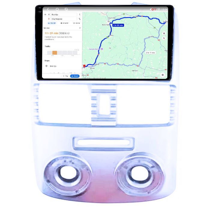 Navigatie dedicata Toyota Rush 2011-2017, 4GB RAM 64GB ROM, Octacore, Android 14, Display QLED 1K 9", Carplay&Android Auto, SIM 4G, Ventilator Activ [4]