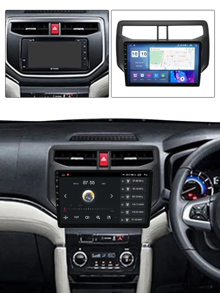 Navigatie dedicata Toyota Rush 2018-2019, 4GB RAM 64GB ROM, Quad Core, Display 9" QLED 1K, Carplay, Android 14, Bluetooth, Magazin Play, Suport Camere AHD [5]