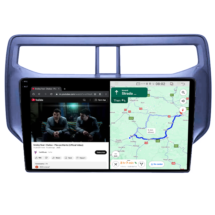 Navigatie dedicata Toyota Rush 2018-2019, 4GB RAM 64GB ROM, Quad Core, Display 9" QLED 1K, Carplay, Android 14, Bluetooth, Magazin Play, Suport Camere AHD [4]