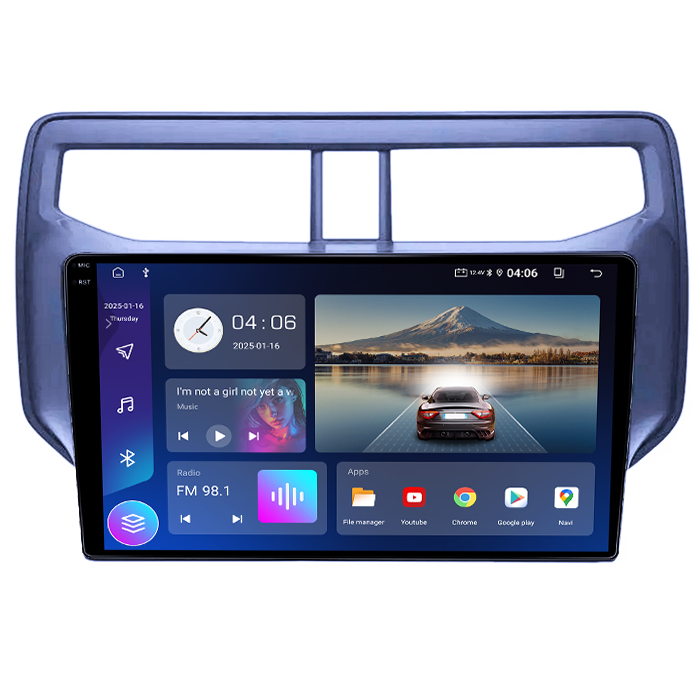 Navigatie dedicata Toyota Rush 2018-2019, 4GB RAM 64GB ROM, Quad Core, Display 9" QLED 1K, Carplay, Android 14, Bluetooth, Magazin Play, Suport Camere AHD [2]
