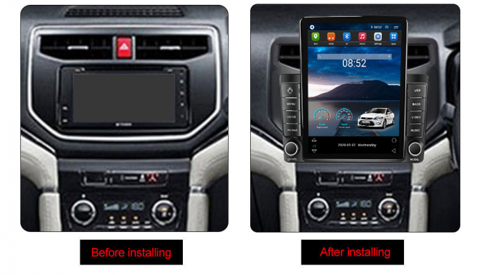 Navigatie dedicata Toyota Rush 2018-2019,Tesla Style, ANDROID 13,Carplay&Android Auto, 10 inch , 8+128GB, Internet, Aplicatii, Waze, GPS [3]