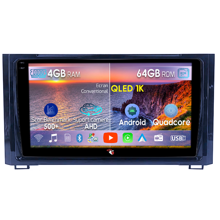 Navigatie dedicata Toyota Sequoia 2014-2018, 4GB RAM 64GB ROM, Octacore, Android 14, Display QLED 1K 9", Carplay&Android Auto, SIM 4G, Ventilator Activ [1]