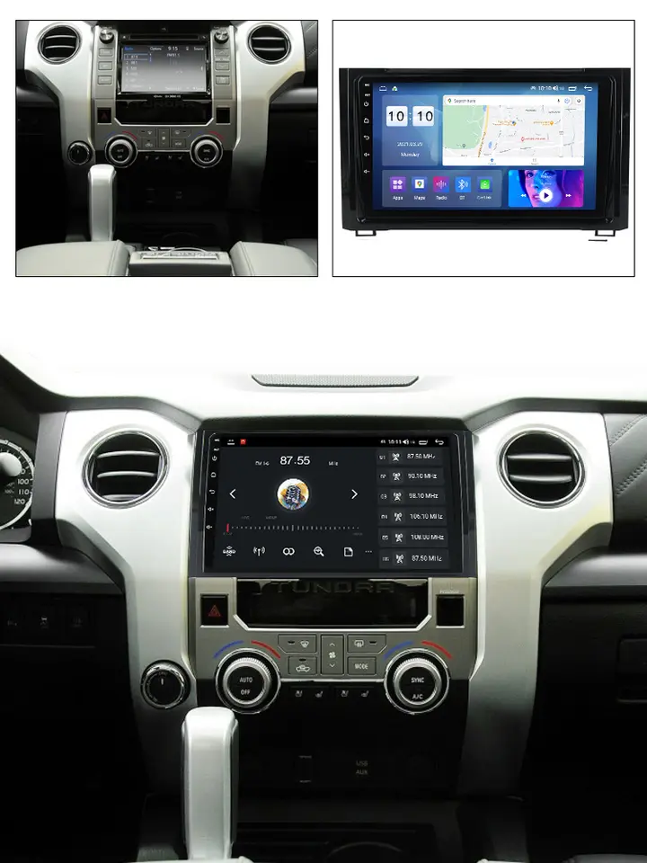 Navigatie dedicata Toyota Sequoia 2014-2018, 8GB RAM 128GB ROM, Octacore, Platforma TS18, Android 14, Display QLED 9", Suporta camera 360", DSP, Carplay&Android Auto, SIM 4G, Ventilator Activ [8]