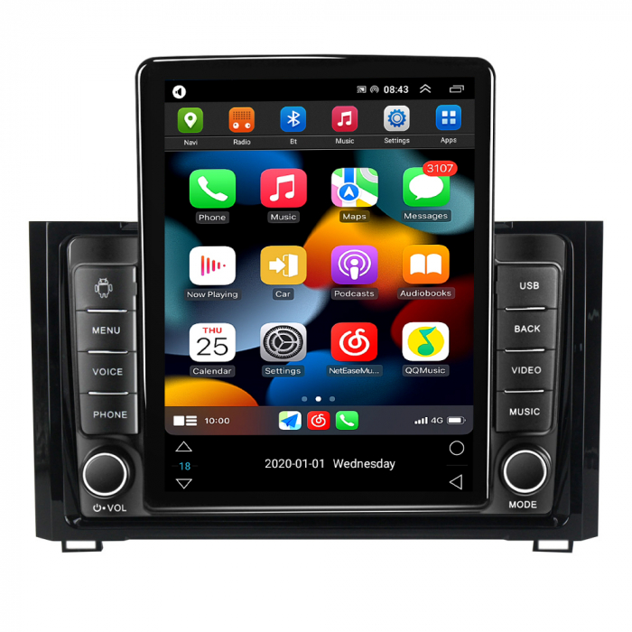 Navigatie dedicata Toyota Sequoia 2014-2018 ,Tesla Style, ANDROID 13,Carplay&Android Auto, 10 inch , 8+128GB, Internet, Aplicatii, Waze, GPS [2]