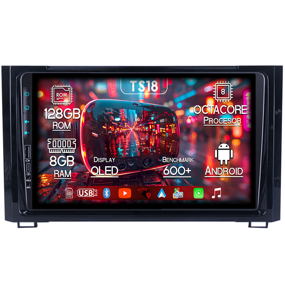 Navigatie dedicata Toyota Sequoia 2014-2018, USB&Butoane fizice frontale, Platforma TS18, 9 Inch, 8GB RAM 128GB ROM, Octacore, Android 14, Android Auto&Carplay [1]