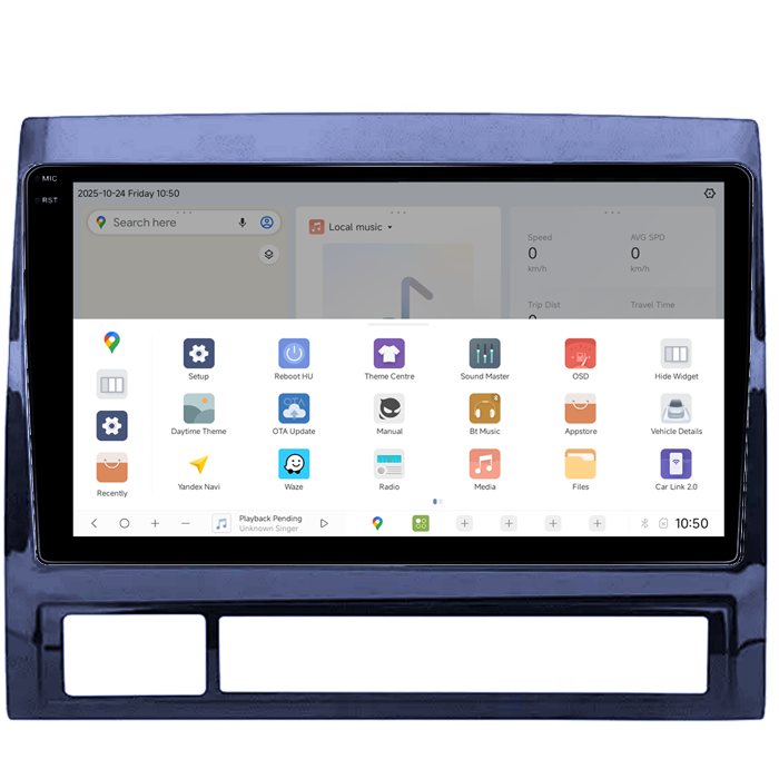 Navigatie dedicata Toyota Tacoma Hilux 2005-2013, DUDU3, 4GB RAM 64GB ROM, Octacore, Platforma 8581, Android, Display QLED 9", DSP, Carplay&AndroidAuto [3]
