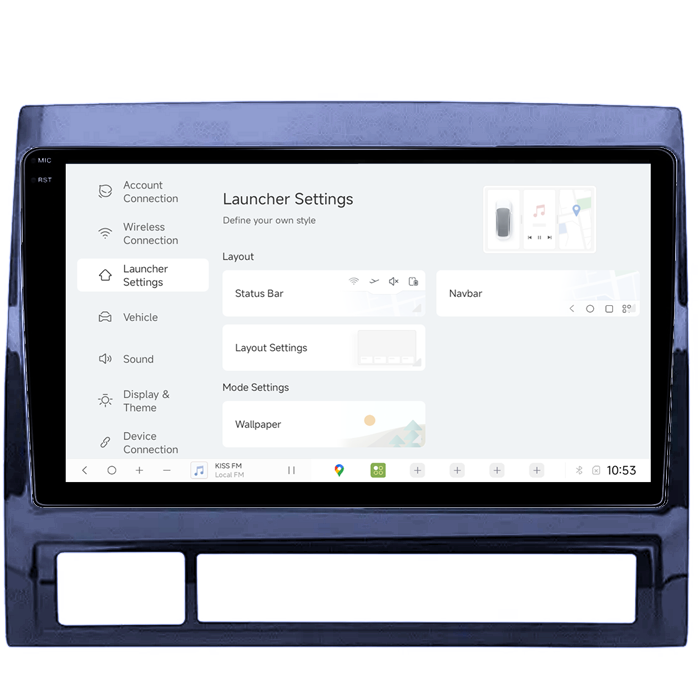 Navigatie dedicata Toyota Tacoma Hilux 2005-2013, DUDU3, 4GB RAM 64GB ROM, Octacore, Platforma 8581, Android, Display QLED 9", DSP, Carplay&AndroidAuto [5]