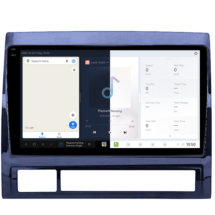 Navigatie dedicata Toyota Tacoma Hilux 2005-2013, DUDU3, 4GB RAM 64GB ROM, Octacore, Platforma 8581, Android, Display QLED 9", DSP, Carplay&AndroidAuto [2]