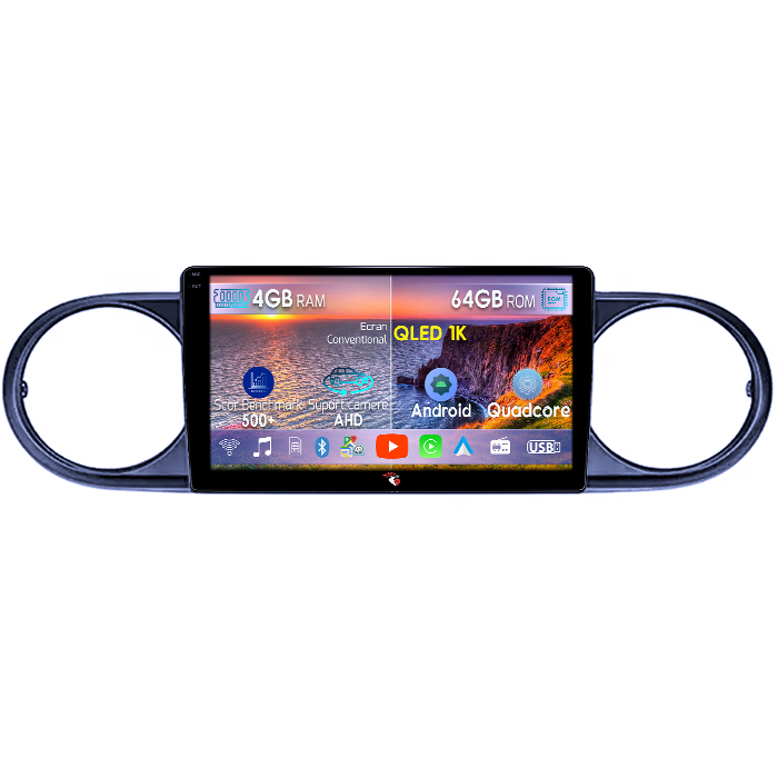 Navigatie dedicata Toyota Tacoma 2015-2021, 4GB RAM 64GB ROM, Octacore, Android 14, Display QLED 1K 9", Carplay&Android Auto, SIM 4G, Ventilator Activ [1]
