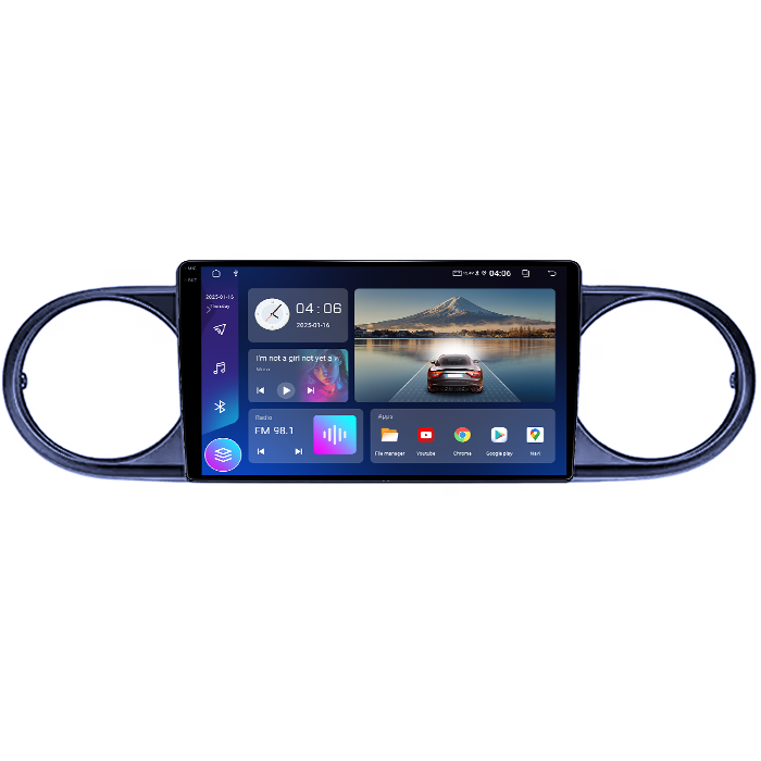 Navigatie dedicata Toyota Tacoma 2015-2021, 4GB RAM 64GB ROM, Quad Core, Display 9" QLED 1K, Carplay, Android 14, Bluetooth, Magazin Play, Suport Camere AHD [2]
