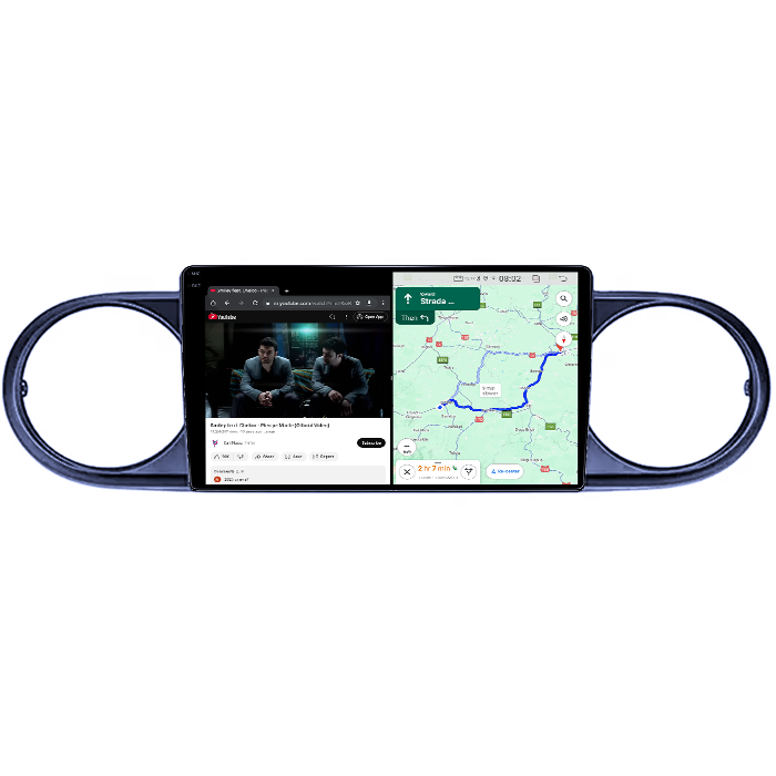 Navigatie dedicata Toyota Tacoma 2015-2021, 4GB RAM 64GB ROM, Quad Core, Display 9" QLED 1K, Carplay, Android 14, Bluetooth, Magazin Play, Suport Camere AHD [4]