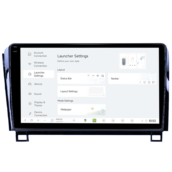 Navigatie dedicata Toyota Tundra 2007-2013, DUDU3, 4GB RAM 64GB ROM, Octacore, Platforma 8581, Android, Display QLED 9", DSP, Carplay&AndroidAuto [5]