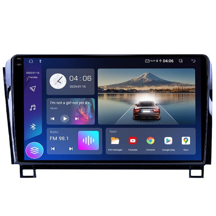 Navigatie dedicata Toyota Tundra 2007-2013, 4GB RAM 64GB ROM, Quad Core, Display 9" QLED 1K, Carplay, Android 14, Bluetooth, Magazin Play, Suport Camere AHD [2]