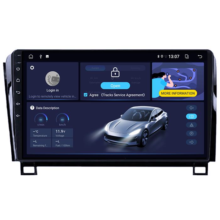 Navigatie dedicata Toyota Tundra 2007-2013, 8GB RAM 128GB ROM, Octacore, Platforma TS18, Android 13, Display QLED 9”, Suporta camera 360º, DSP, Carplay&Android Auto, SIM 4G, Ventilator Activ [4]