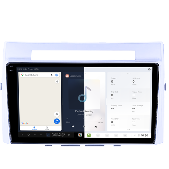 Navigatie dedicata Toyota Verso 2004-2009, DUDU3, 4GB RAM 64GB ROM, Octacore, Platforma 8581, Android, Display QLED 9", DSP, Carplay&AndroidAuto [2]