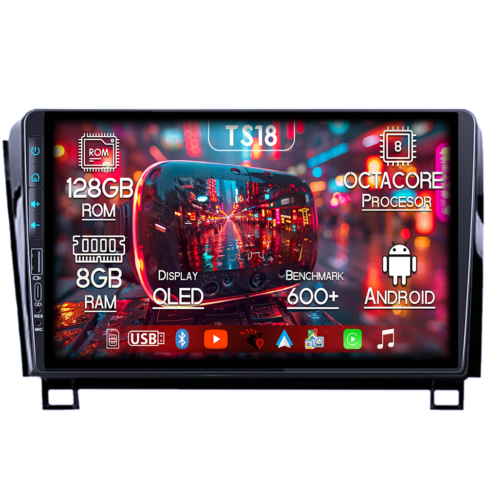 Navigatie dedicata Toyota Tundra 2007-2013, USB&Butoane fizice frontale, Platforma TS18, 9 Inch, 8GB RAM 128GB ROM, Octacore, Android 14, Android Auto&Carplay [1]