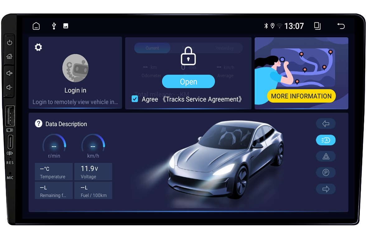 Navigatie dedicata Navigatie Universala, 8GB RAM 128GB ROM, Octacore, Platforma TS18, Android 14, Display QLED 10", Suporta camera 360", DSP, Carplay&AndroidAuto [4]