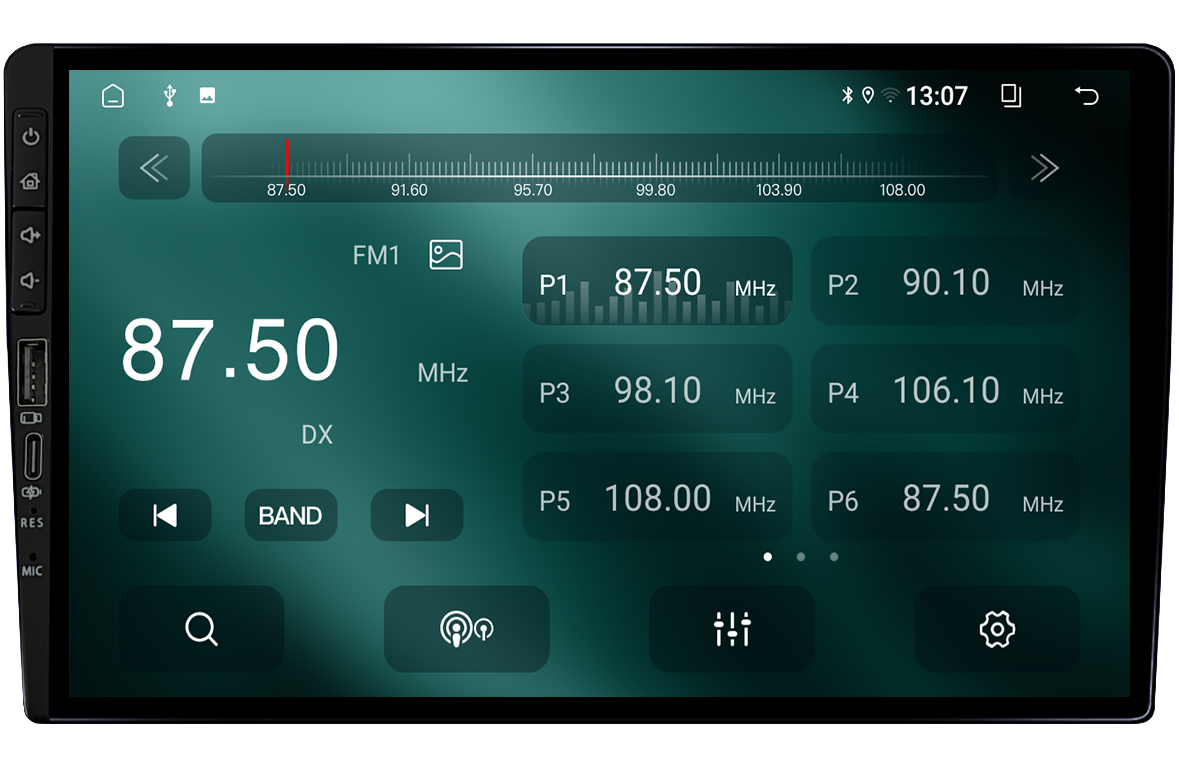 Navigatie dedicata Navigatie Universala, 8GB RAM 128GB ROM, Octacore, Platforma TS18, Android 14, Display QLED 10", Suporta camera 360", DSP, Carplay&AndroidAuto [3]