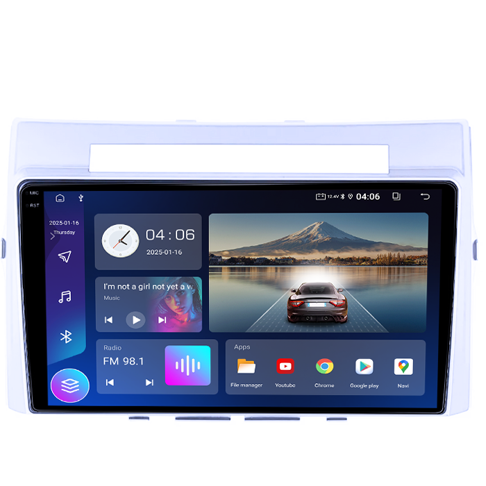 Navigatie dedicata Toyota Verso 2004-2009, 4GB RAM 64GB ROM, Octacore, Android 14, Display QLED 1K 9", Carplay&Android Auto, SIM 4G, Ventilator Activ [2]