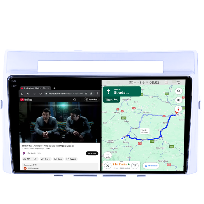 Navigatie dedicata Toyota Verso 2004-2009, 4GB RAM 64GB ROM, Octacore, Android 14, Display QLED 1K 9", Carplay&Android Auto, SIM 4G, Ventilator Activ [3]