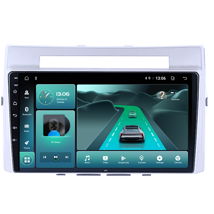 Navigatie dedicata Toyota Verso 2004-2009, 8GB RAM 128GB ROM, Octacore, Platforma TS18, Android 13, Display QLED 9”, Suporta camera 360º, DSP, Carplay&Android Auto, SIM 4G, Ventilator Activ [2]
