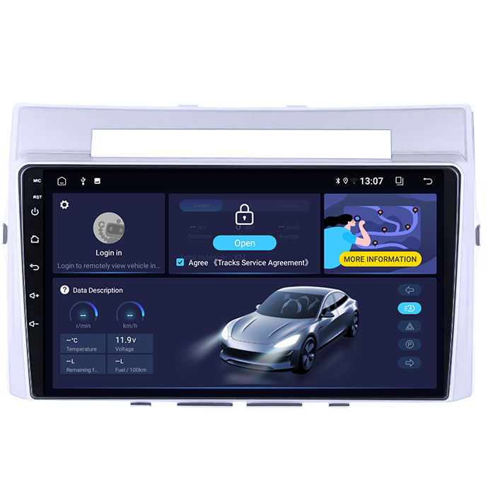 Navigatie dedicata Toyota Verso 2004-2009, 8GB RAM 128GB ROM, Octacore, Platforma TS18, Android 13, Display QLED 9”, Suporta camera 360º, DSP, Carplay&Android Auto, SIM 4G, Ventilator Activ [3]